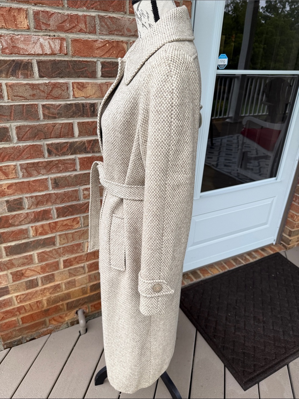 Vintage 1950-1960’s Womens Textured Belted Coat by Fashionfilt - Picture 8 of 17